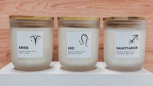 Astrology Candles Fire Aries Leo Sagittarius