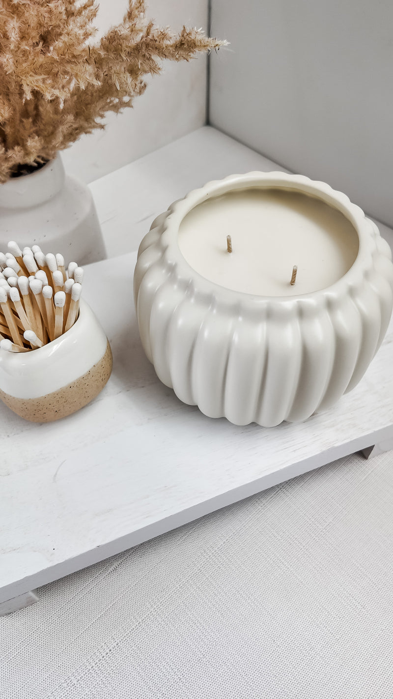 A Glowing Harvest Centerpiece