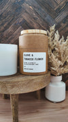 Clove & Tobacco Flower Candle