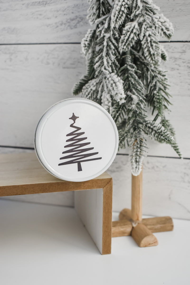 Mini Christmas Tree Candle