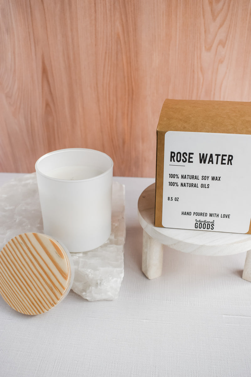 Rose Water Candle